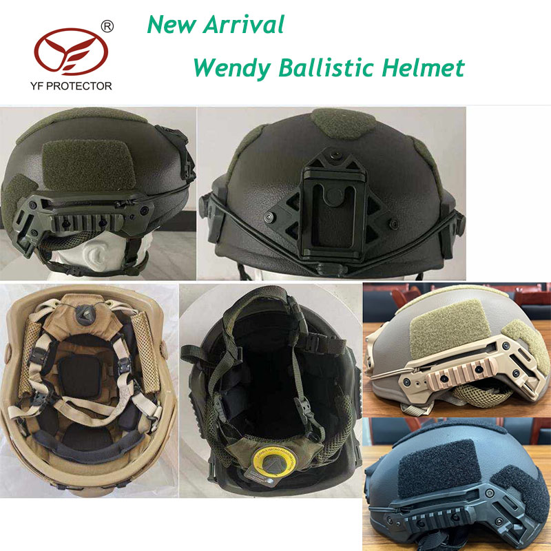 Producto Nuevo-Casco Wendy Antibalas#YF protector